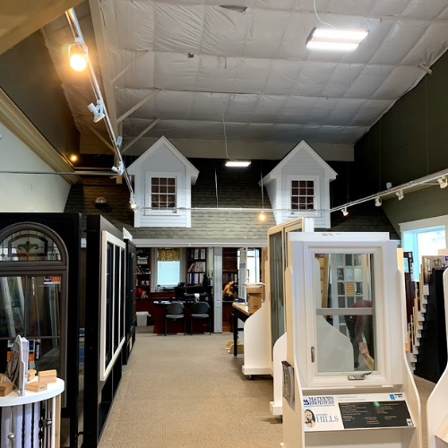 Showroom featuring stylish windows for every home in East Brookfield, MA