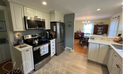After image of a kitchen remodel done by Howe Lumber in East Brookfield, MA