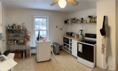 A simple kitchen that needs to be remodeled by Howe Lumber in East Brookfield, MA