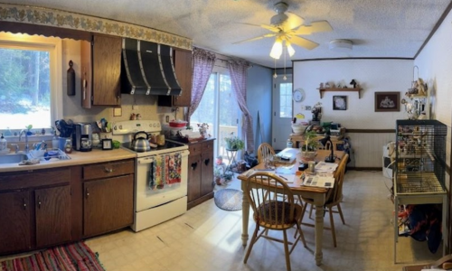 A spacious kitchen with old amenities needs remodeling by Howe Lumber Co Inc in East Brookfield, MA